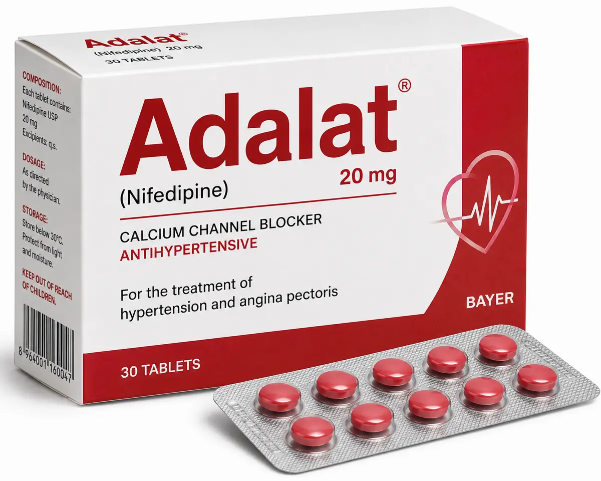 Adalat (Nifédipine)