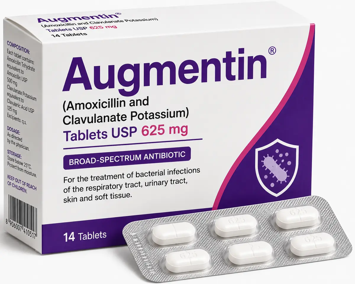 Augmentin (Amoxicilline + Acide clavulanique)