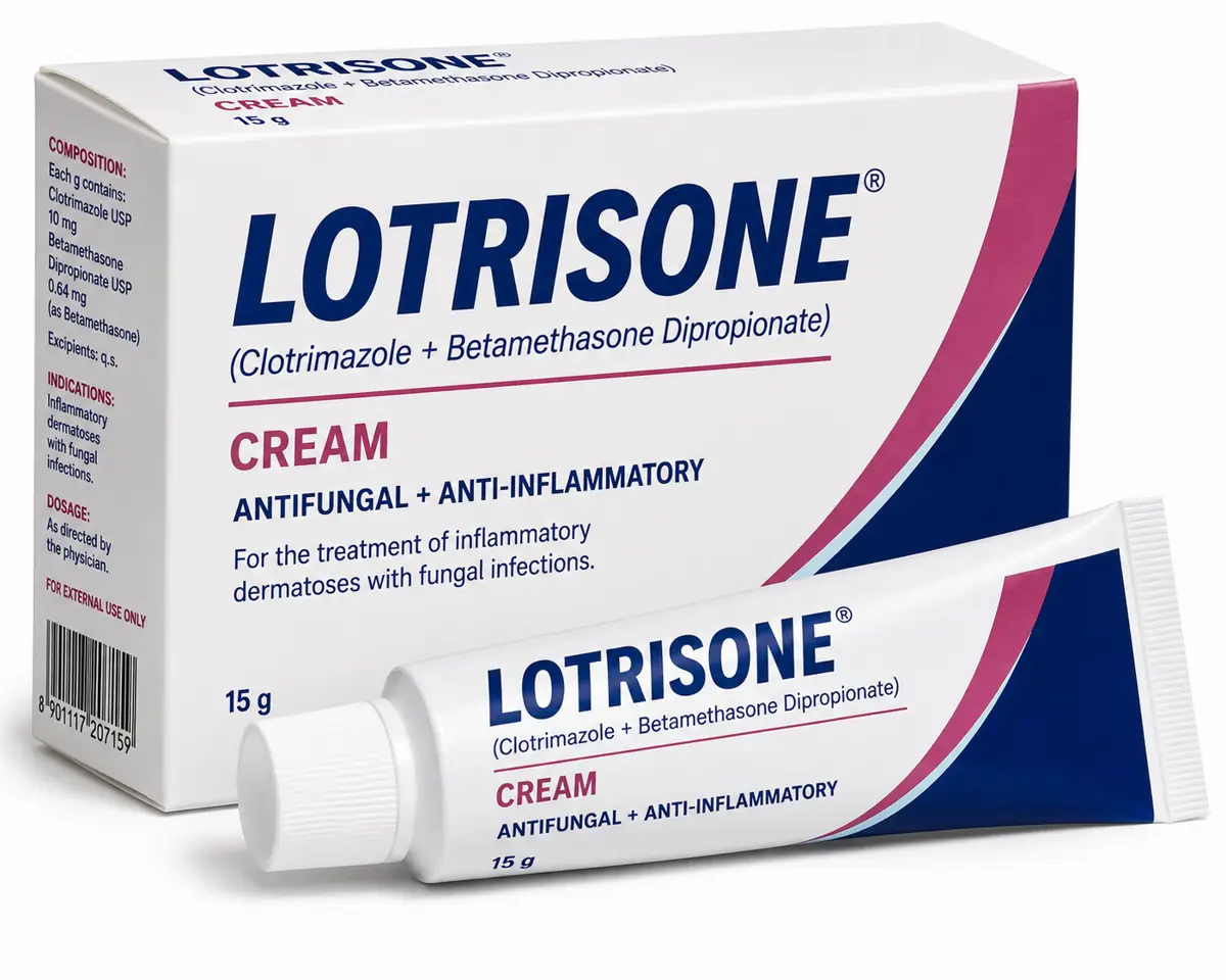 Lotrisone (Clotrimazole + Bétaméthasone)