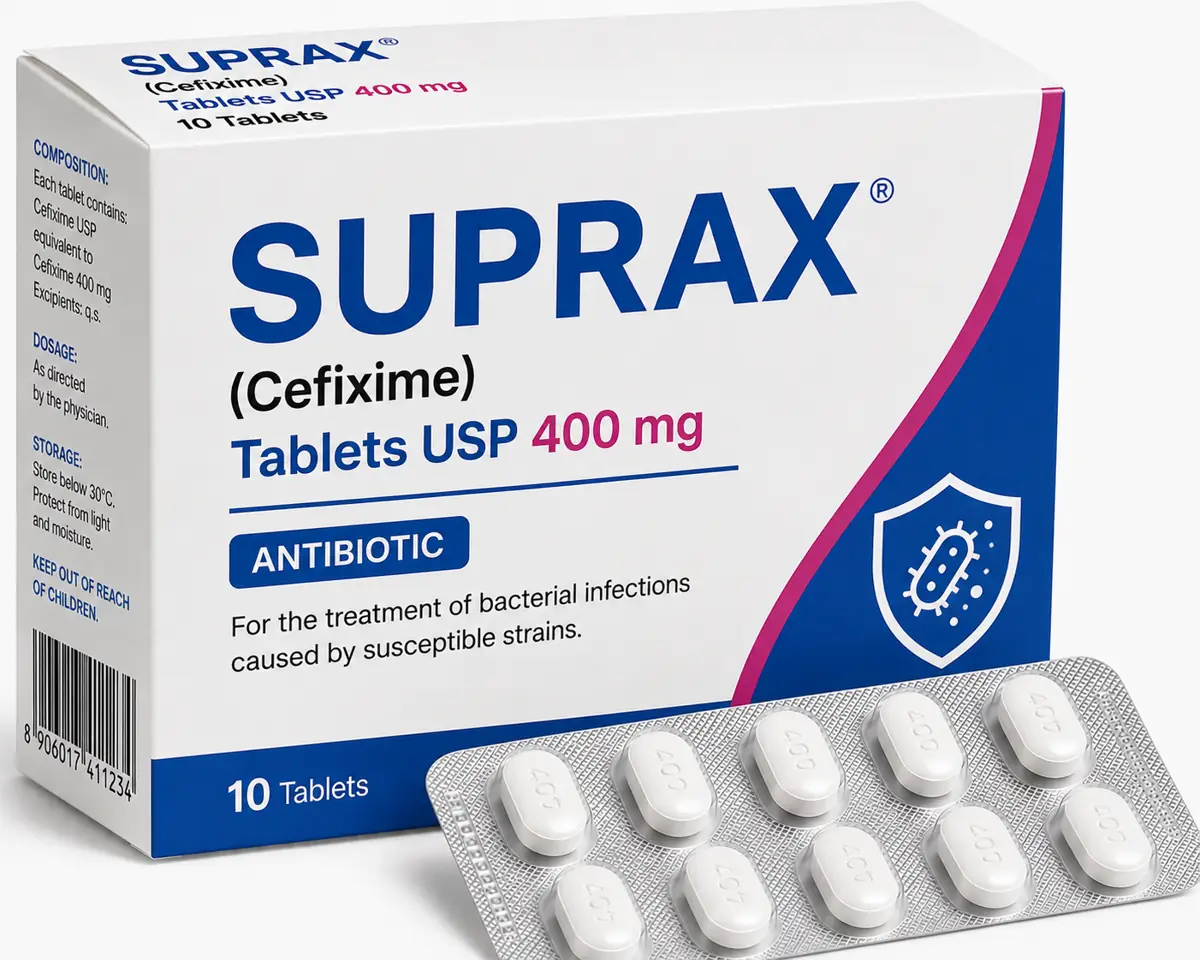 Suprax (Céfixime)