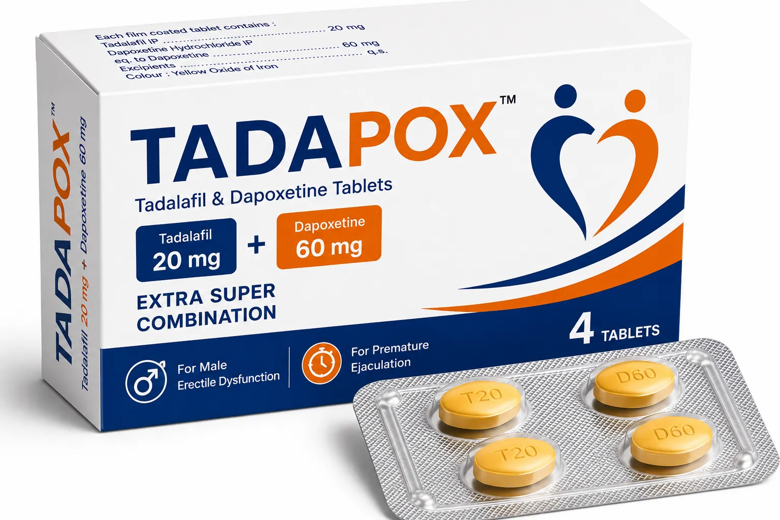Tadapox (Tadalafil + Dapoxétine)