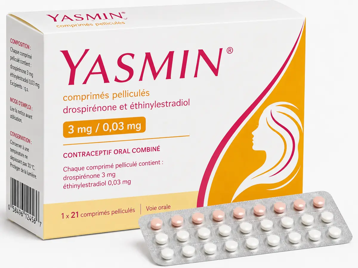 Yasmin (Drospirénone + Éthinylestradiol)