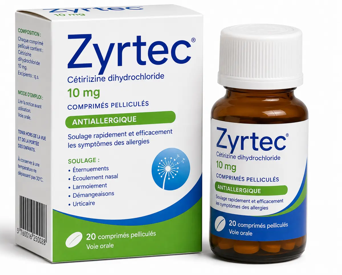 Zyrtec (Cétirizine)